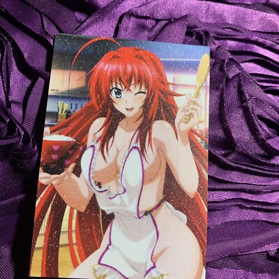 RIAS GREMORY HIGH SCHOOL DxD Goddess Matte Anime Waifu Girl Card Apron Chef