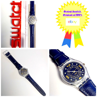 Swatch Gent Aire GK210 1996 Vintage Armbanduhr 90er Neu NOS Quarz