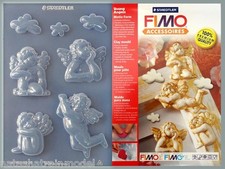FIMO Stampi angeli art 8742-27, cernit, torte, sapone, gesso, silicone, premo
