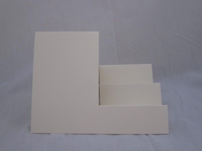 4 Pcs Step Ups Die Cut CARD BASE Blank Card Cutout Ready to Decorate U PICK Colo
