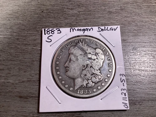 1883 S Morgan Silver Dollar in Very Fine Condition from San Francisco 01112353ai