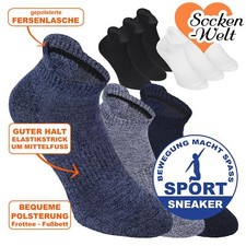 Apollo Sport-Sneakersocken mit dicker Frotteesohle und viel Baumwolle