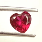 Natural Mozambique Blood Red Ruby Heart Shape Loose Cut Gemstone 6x6 MM