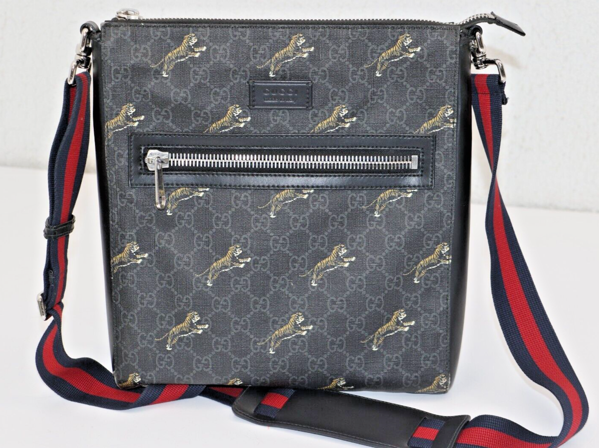 Gucci Bestiary GG Supreme Tigers Messenger Bag 474137 | eBay Gucci Bestiary GG Supreme Tigers Messenger Bag 474137 | eBay
