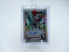 Werner Blakely 2020 Bowman Chrome Draft Refractor Auto #029 Los Angeles Angels