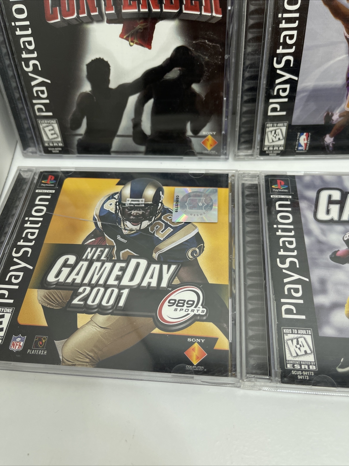 PS1 Games 6 ORIGINAL (Sony Playstation 1 Sports Games All complete see