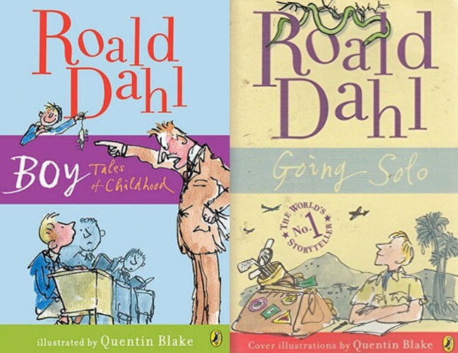 2 x ROALD DAHL Paperback Books BOY + GOING SOLO autobiography ...