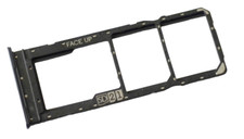 OEM MOTOROLA MOTO G13 REPLACEMENT BLACK MICRO SD DUAL SIM CARD TRAY