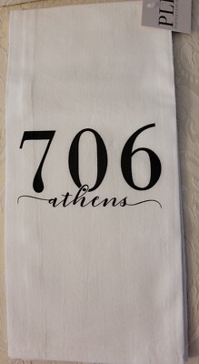 NWT Tea Towel. Area Code, 706 Athens. Sold Individually. 100% Cotton ...