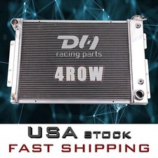 4 Row Aluminum Radiator For 1967-69 Chevy Camaro Pontiac Firebird Big Block 23w