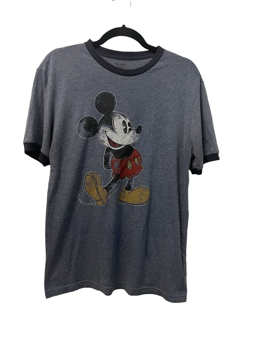 ヴィンテージ レトロ　ミッキーマウス キョロキョロTシャツ　XL 80s90s 80s MICKEY MOUSE Vintage T Shirt 70s Walt Disney United