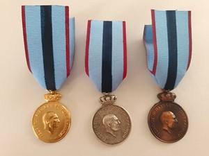 Greece greek NCO long service and good conduct medals (reproductions) militaria