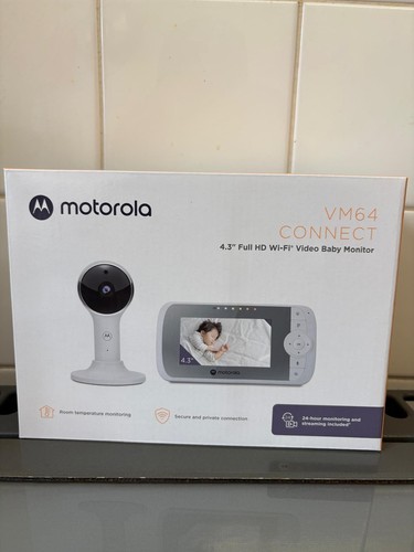 Motorola Nursery VM64 Connect - Video Baby Monitor with Camera and Night Vision