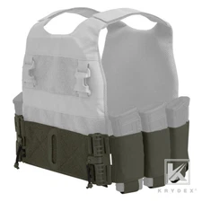 KRYDEX Elastic Cummerbund Quick Release Mag Pouch for Plate Carrier Ranger Green