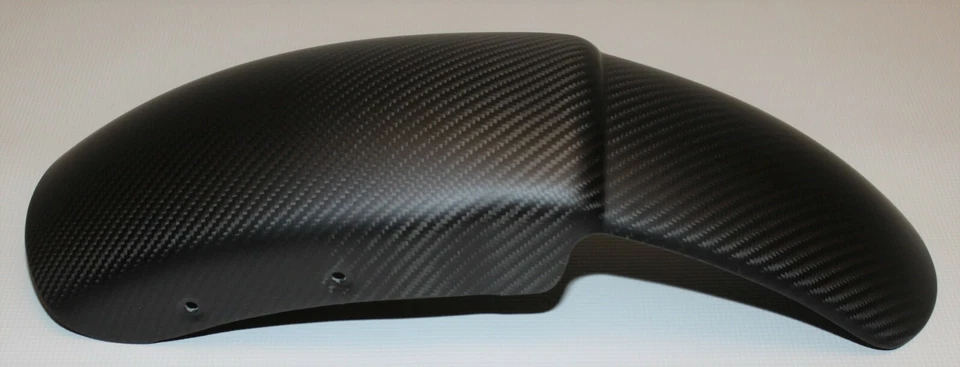 Harley-Davidson VRSCF V-Rod Muscle 2009-17 guardabarros delantero 100 % fibra de carbono mate Foto 4 de 4