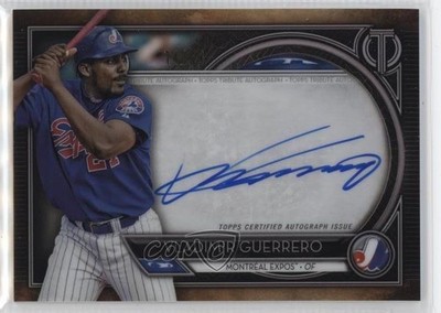2020 Topps Tribute 14/60 Vladimir Guerrero #TA-VG Auto HOF 00bm