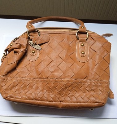 Charro Handtasche Leder in Cognacfarben