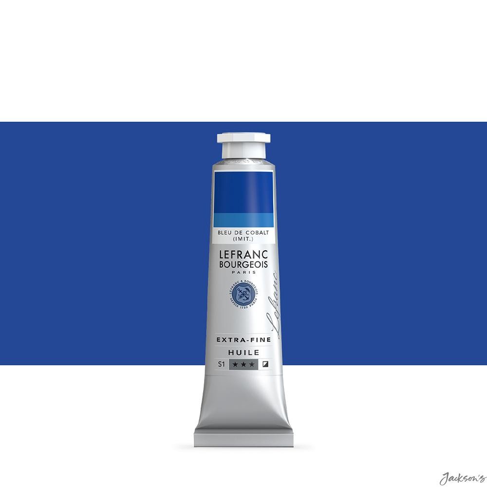 Lefranc Bourgeois Extra Fine Oil Paint 40ml Cobalt Blue Hue Artist Colour