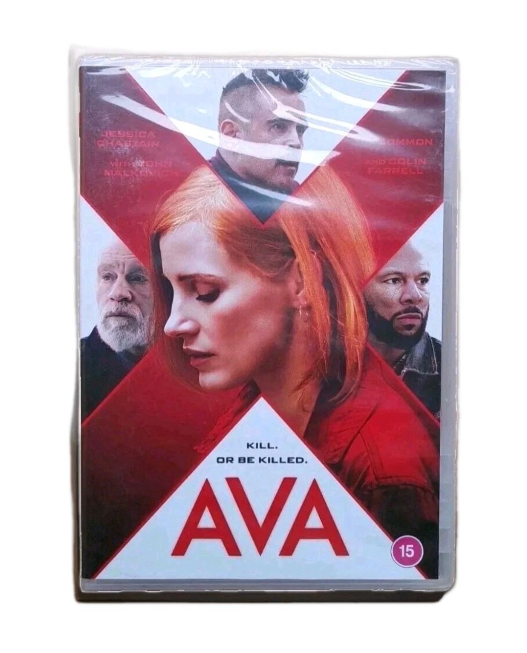 Ava DVD Jessica Chastain, Colin Farrell 2020 Action Thriller Drama Movie - New