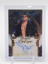 GUNTHER 2025 TOPPS ROYALTY WWE ROYAL DECREE AUTO /25 #RDE-GUN Q5300