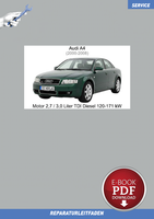 PDF Audi A4 (2000-2008) Reparaturanleitung Motor 2,7/3,0 Liter TDI 163-232 PS