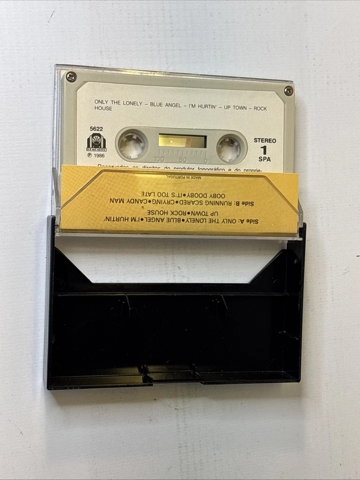 ROY ORBISON - RUNNING SCARED - CASSETTE TAPE 1986 - PORTUGAL IMPORT - Image 4 of 4