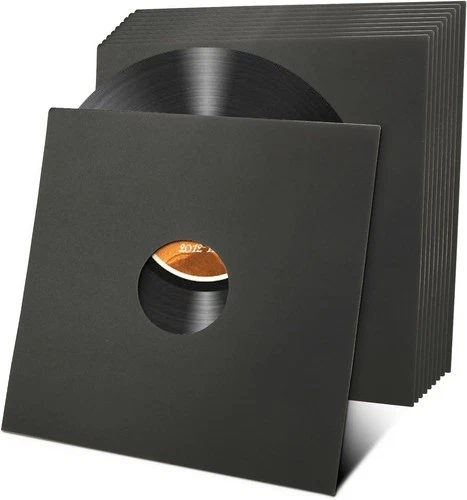 10 PCS 12" Vinyl Record Sleeves 350GSM Blank Album Jackets Cardboard Record...  - Picture 1 of 2