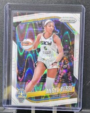2025 WNBA Panini Prizm Angel Reese White Seismic Wave Prizm