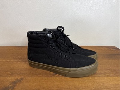 Vans SK8-HI Reissue Canvas Gum Mens Athletic Sneakers Skate Shoe Black M 7.5/W 9