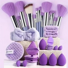 33PCS Makeup Brush Set Beauty Blender Sponge Kit Professional Cosmetic Tools Set