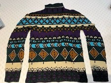USED ISSEY MIAKE RIBBED LONG-SLEEVED SWEATER WITH EXCELLENT FLEXIBILITY, COLOR