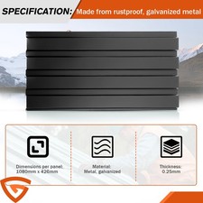 24PC Corrugated Roof Sheets Profile Galvanized Metal Roofing Panels Shed Carport