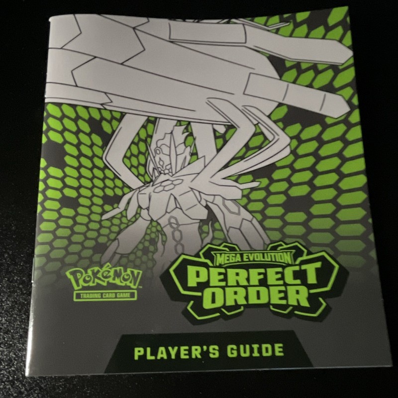 Pokemon TCG Mega Evolution Perfect Order Player's Guide Zygarde English