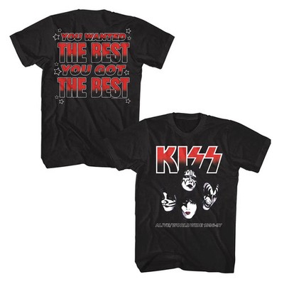 You Wanted The Best Alive Worldwide Tour 1996 Reprint Rock Band T-Shirt