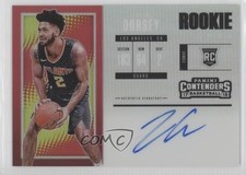 2017 Contenders Premium Edition Silver Prizm Tyler Dorsey (Horizontal) Auto 7f0