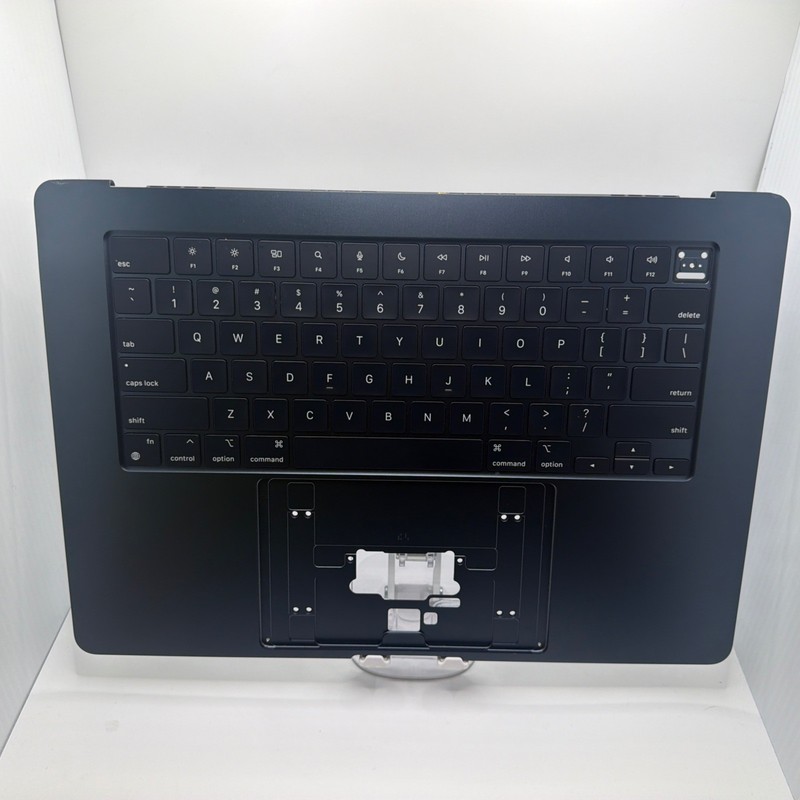 Apple MacBook Air 15" M3 A3114 2024 Keyboard Top Case Cover Midnight US