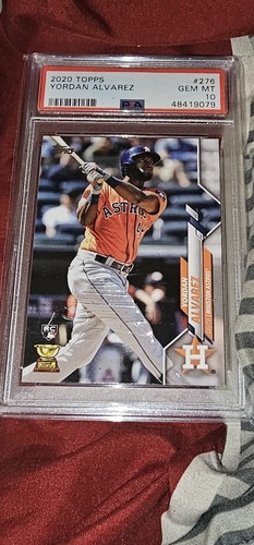 2020 Topps - Yordan Alvarez #276 (RC) Psa Gem Mint 10. 48419079