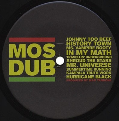 MOS DEF Mos Dub LP NEW VINYL Max Tannone Jaydiohead Lee Perry King Tubby