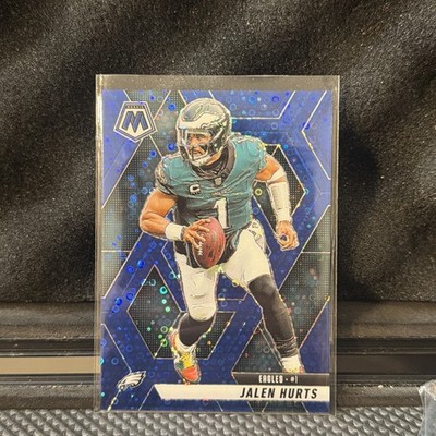 2025 Panini Mosaic Jalen Hurts Blue Prizm /99 Philadelphia Eagles