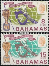 Timbres bahamas 1966 Mi 250-251 (complète edition) neuf avec gomme originale 196