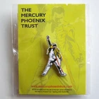 Queen Freddie Mercury Phoenix Trust Vintage Enamel Metal Lapel Pin Badge RARE
