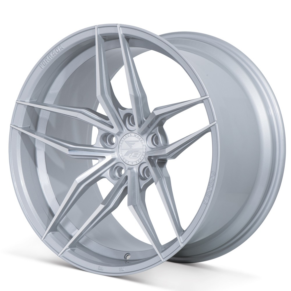 20" FERRADA F8-FR5 SILVER FORGED CONCAVE WHEELS RIMS FITS AUDI R8