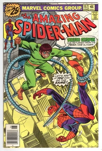Amazing Spider-Man #157 Very Fine 8.0 Dr Octopus Ross Andru Art 1976