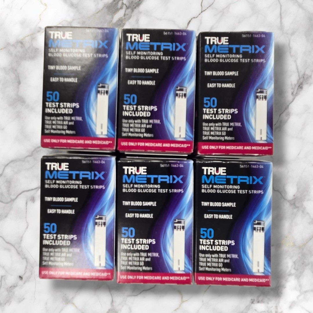 TRUE METRIX Blood Glucose Test Strips 300 ct (6x50ct) Exp: 12/14/2025