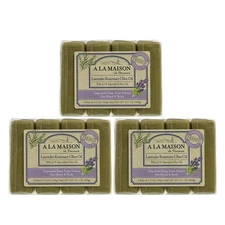 Lavender Rosemary Olive Oil Bar Soap - Uses: Hand and Body, Triple Milled, Es...