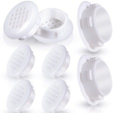 Queekay 16 Pcs Soffit Vents White 30 Mm/ 1.2 in Plastic Small Round Air... 
