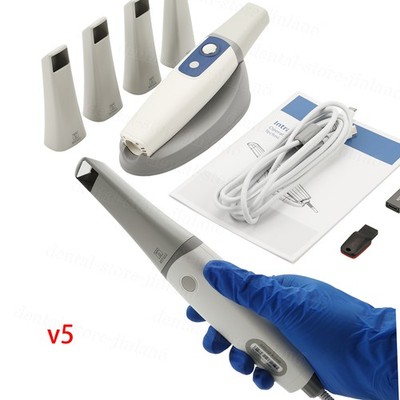 V5 Dental Intra-oral Scanner 3D Real-time Display w/ AI Scanning Software+4 Tips