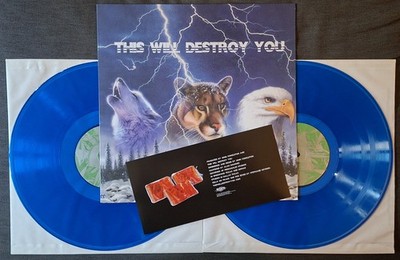 This will destroy you-st 2xLP blue first press very rar Postrock Mogwai Caspian