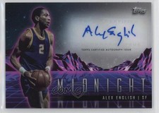 2023-24 Topps Midnight Horizon Signatures Alex English #HS-AEN Auto HOF 1ai1