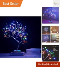 20" 108 LED Tabletop Bonsai Tree Light, Sparkly Fairy Spirit Tree Lights, Bat...